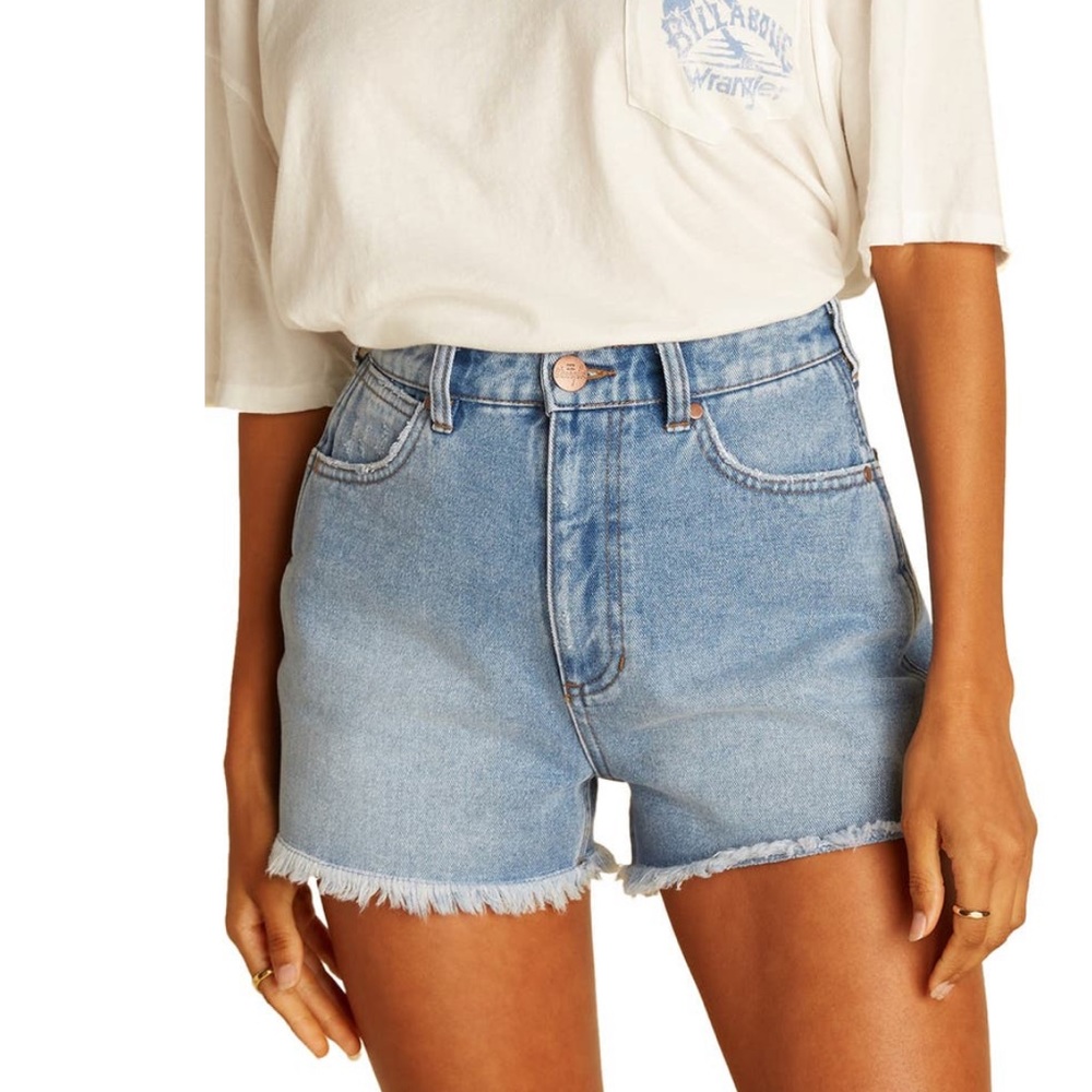 Wrangler x Billabong Cutoff Denim Shorts
